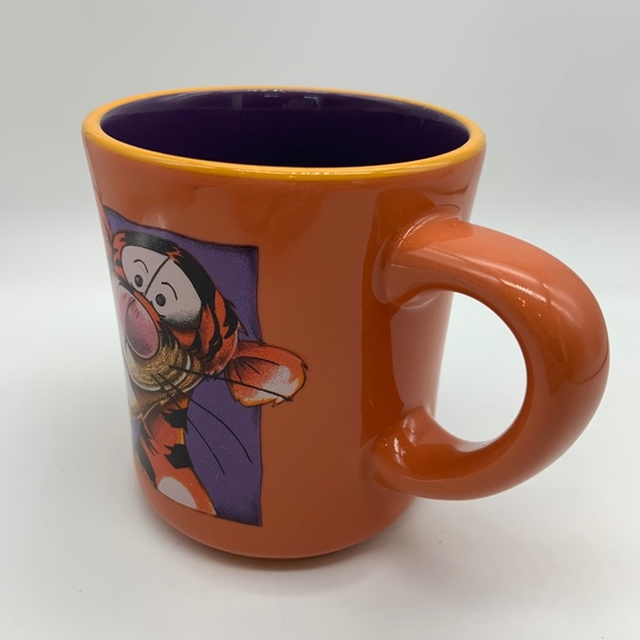 Disney Winnie the Pooh Tigger Ceramic Coffee Mug Orange/Purple - Picture 6 of 13